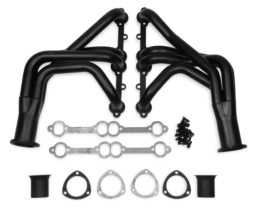 Long Tube Header - Black Paint for 1963-1974 Chevrolet Corvette