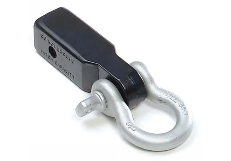 Rampage 8610, 1999-2019 Universal D-Ring Receiver Hitch - Black