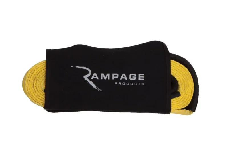 Rampage 86687, 1955-2019 Universal Recovery Trail Strap 3ftX 30ft - Yellow