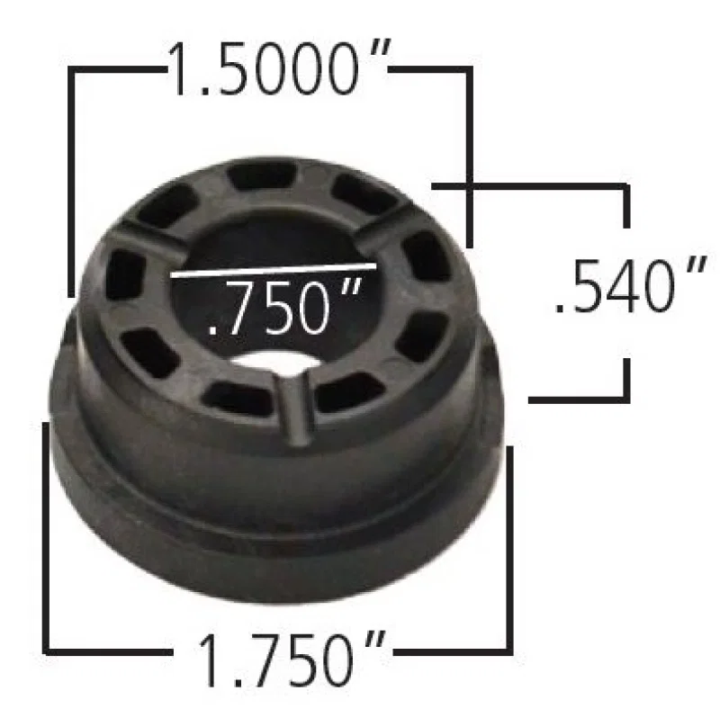 Ridetech 70010827, Delrin Control Arm Single Bushing (1.5in Large OD / .750 ID / .785in OAL)