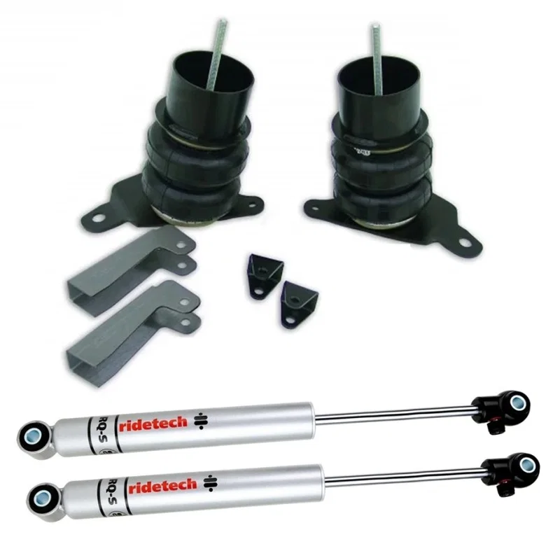 Ridetech 11221013, 64-72 GM A-Body Front CoolRide Air Spring & RQ-S Shock Kit