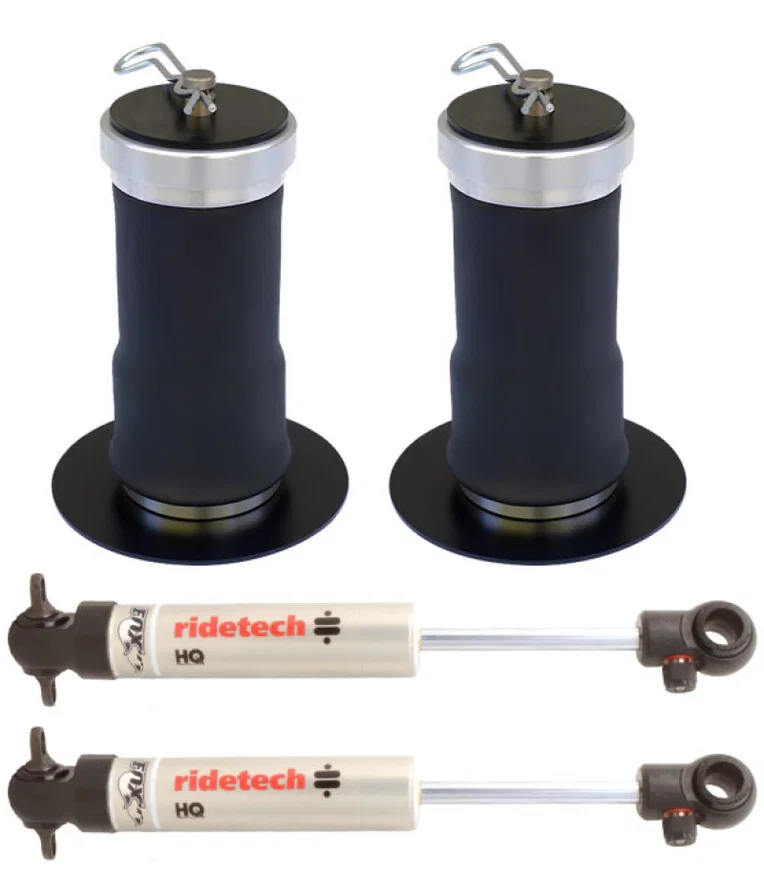 Ridetech 11224010, 64-72 GM A-Body Rear CoolRide Air Spring & HQ Shock Kit