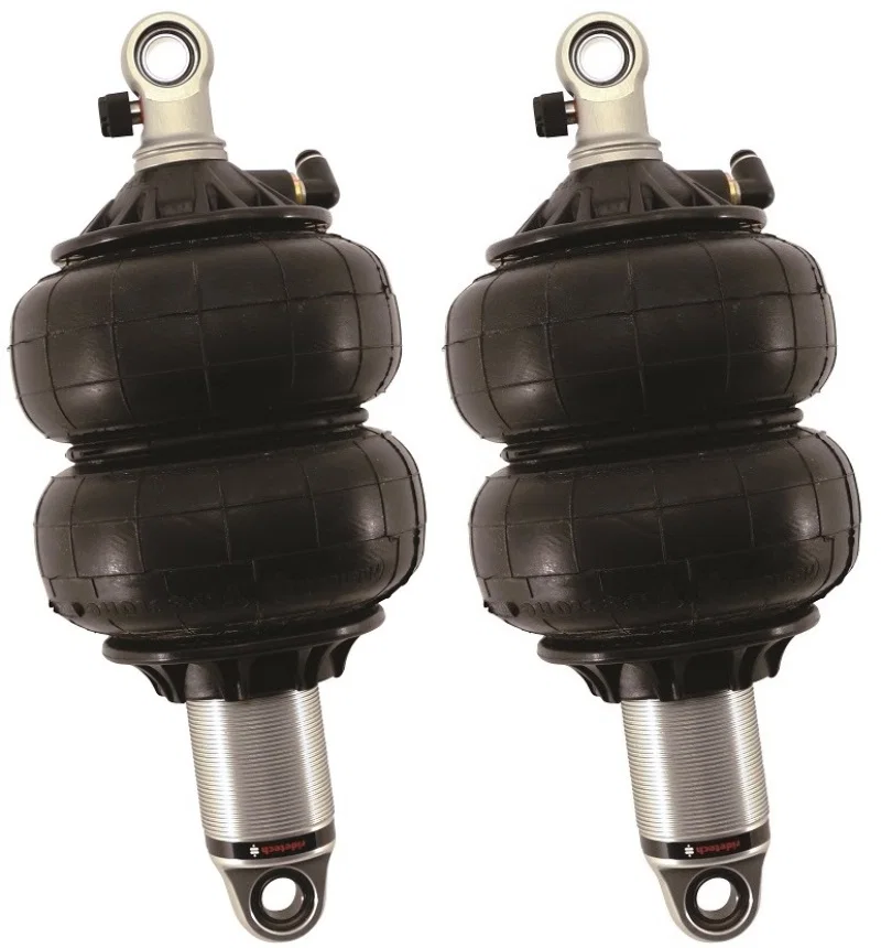Ridetech 21140105, HQ Series ShockWaves 4.1in Travel 6.5in dia Double Convoluted .625in Bearing/2in Stud Top