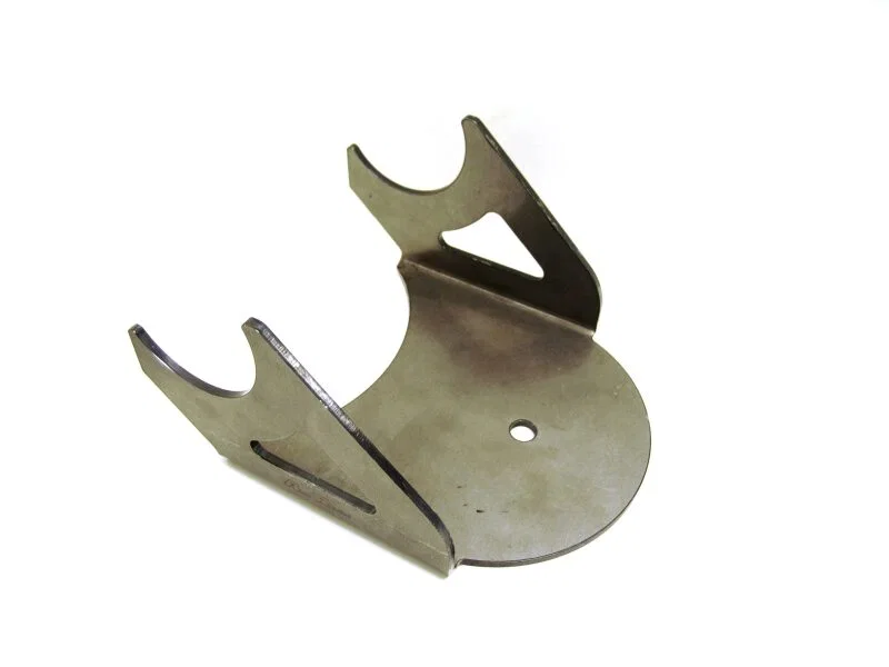 Ridetech 90000431, Dropped Lower Weld-On Air Spring Axle Bracket (Uncoated)