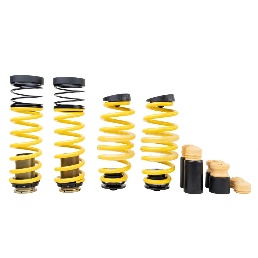 ST Suspensions 273100BK, Adjustable Lowering Springs for Audi A4