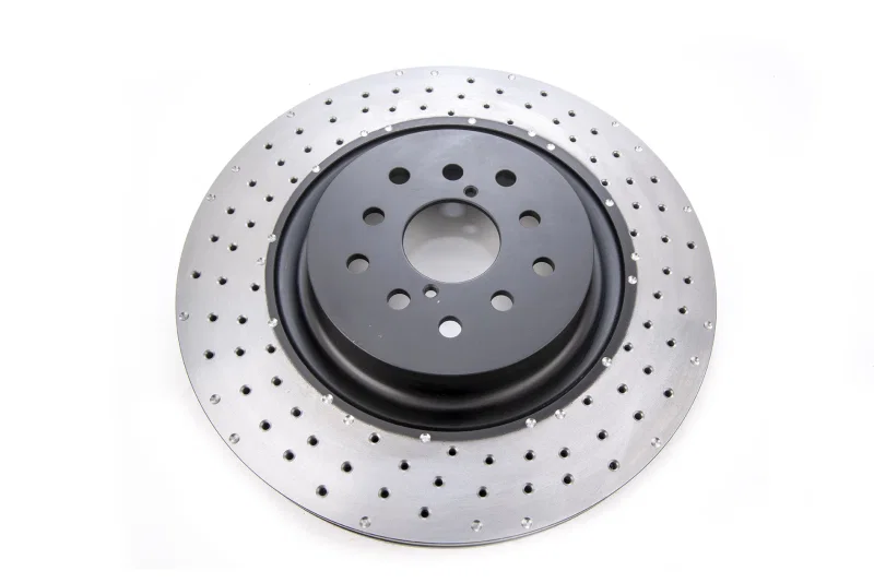 DBA DBA43050XD-10, Front Cross Drilled/Dimpled 4000 XD Series Rotor for 2018-2021 Subaru WRX STi