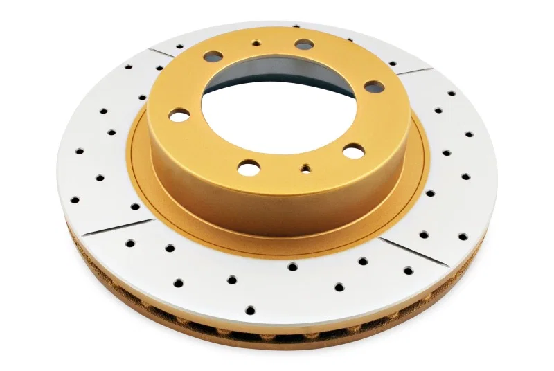 DBA DBA2716X, (w/6 Lug Wheel 4 Piston Clpr) Front Drilled Slotted Street Series Rotor for Toyota and Lexus