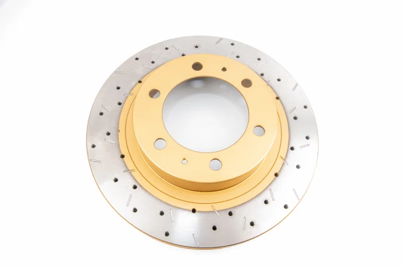 DBA DBA42716XS, (6 lugs) Front Drilled Slotted 4000 Series Rotor for Toyota and Lexus