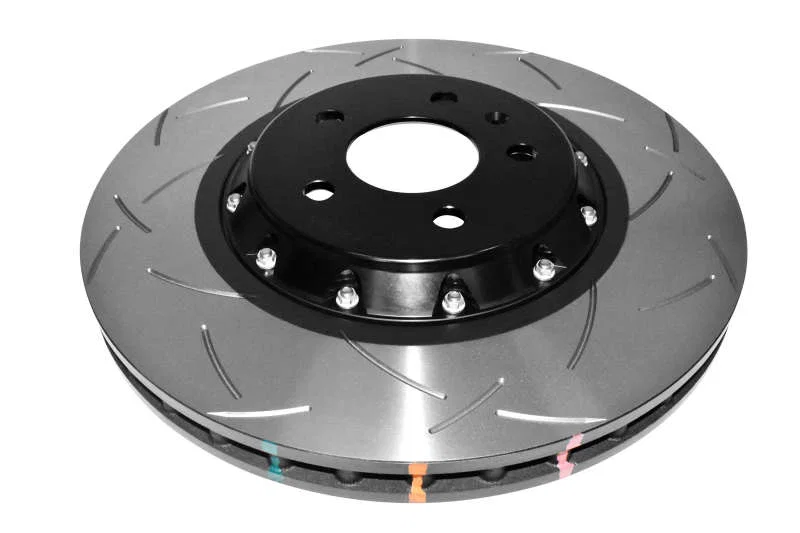 DBA DBA52832BLKS, Front 5000 Series Slotted Rotor w/Black Hat for 2008-2011 Audi S4 and S5