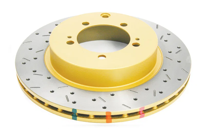 DBA DBA4419XS, 03-05 Evo 8/9 Rear Drilled & Slotted 4000 Series Rotor for 2003-2006 Mitsubishi Lancer