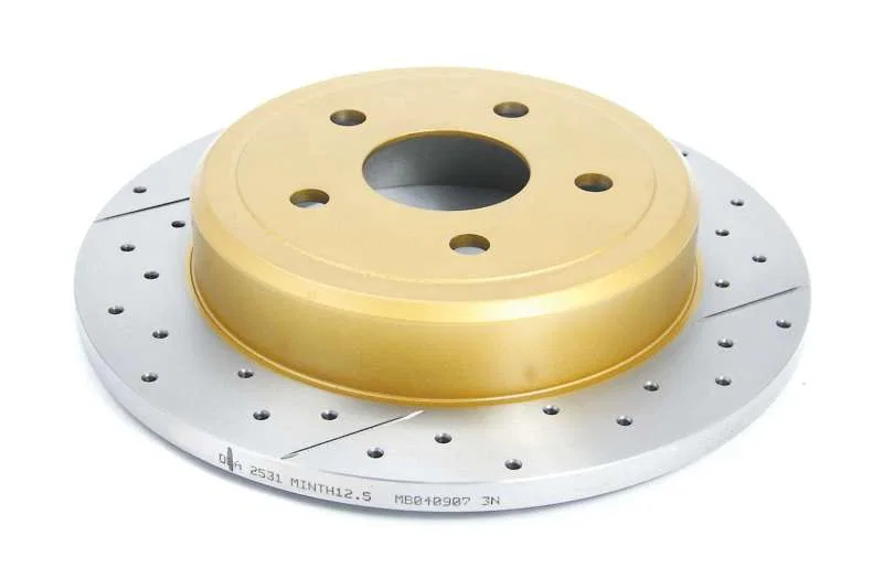 DBA DBA2531X, 06-10 Jeep Commander Rear Drilled & Slotted Street Series Rotor