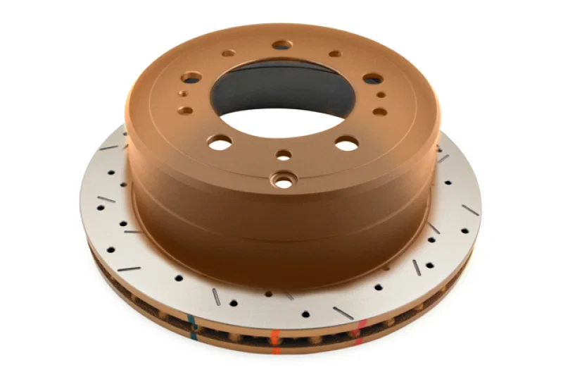 DBA DBA4789XS, 470 100 Series Rear Drilled Slotted 4000 Series Rotor for 1998-2007 Lexus LX470 and Toyota Land Cruiser
