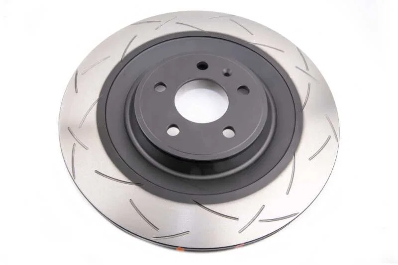 DBA DBA42599S, Turbo (w/360mm Front Rotor) Turbocharged Rear 4000 Series Slotted Rotor for 2015-2018 Porsche Macan