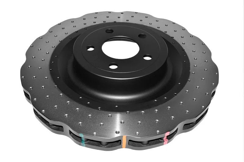 DBA DBA42166WXD, Perf Package (380mm Front Rotor) Front 4000 Series Cross Drilled Rotor for 2015-2018 Ford Mustang GT