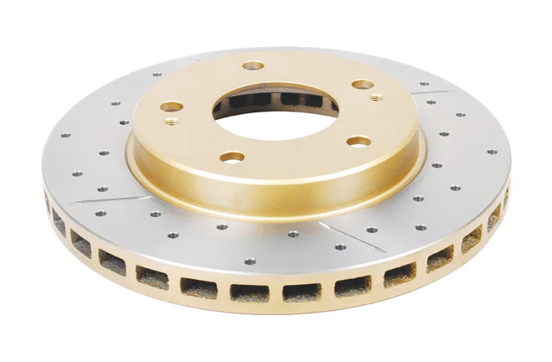 DBA DBA421X, 95-05 Chrysler Sebring Rear Rotor Front Street Series Drilled & Slotted Rotor w/Gold Hat