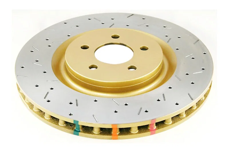 DBA DBA42124XS, V8 Shelby Edition Front Drilled Slotted 4000 Series Rotor for 2005-2013 Ford Mustang GT
