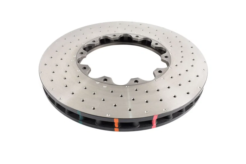 DBA DBA53916.1XD, (w/ M6 Nuts) 5000 Series Cross Drilled Dimpled Brake Rotor for 2018-2022 Cadillac CTS and Chevrolet Camaro