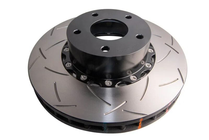 DBA DBA52020BLKS, 05 Front Slotted 5000 Series 2 Piece Rotor Assembled w/ Black Hat for 2005-2006 Pontiac GTO