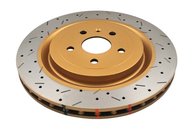 DBA DBA42605XS, V8 SS Rear Drilled Slotted 4000 Series Rotor for 2009-2022 Cadillac CTS and Chevrolet Camaro