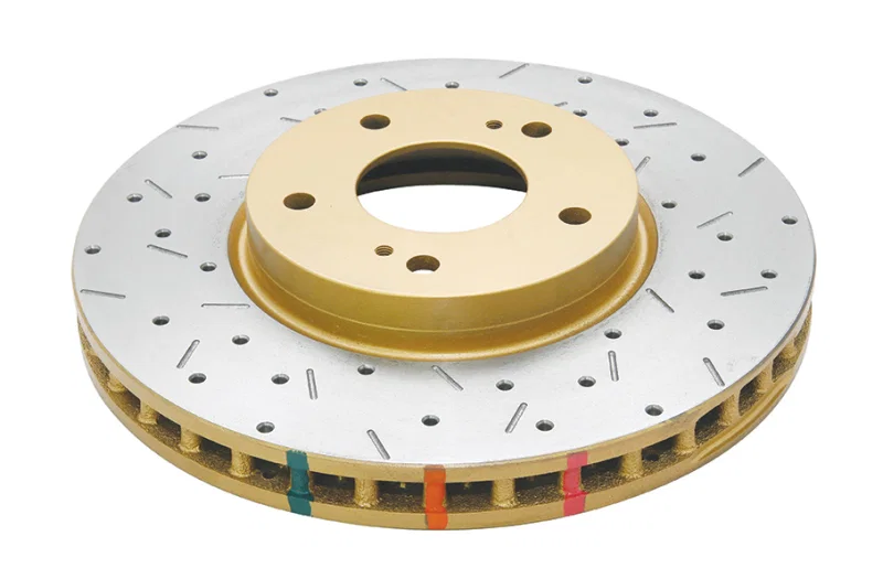 DBA DBA4963XS, 8/93-7/98 Nissan R33 GTST Front Drilled & Slotted 4000 Series Rotor