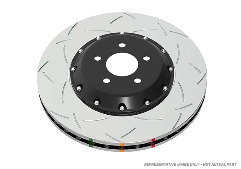 DBA DBA52830SLVS, 14-18 Volkswagen GTI (w/Performance Pkg) Front 5000 Series Slotted Rotor w/Silver Hat