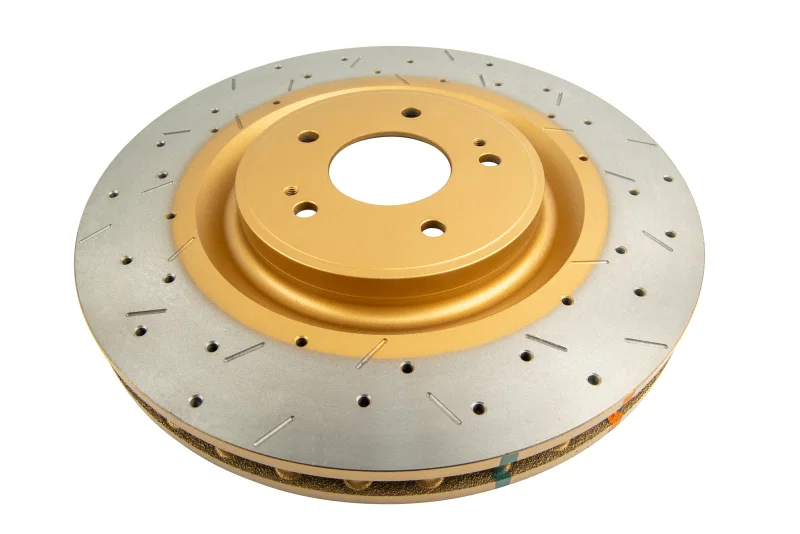 DBA DBA42224XS, 08+ EVO X Front Drilled & Slotted 4000 Series Rotor for 2008-2015 Mitsubishi Lancer