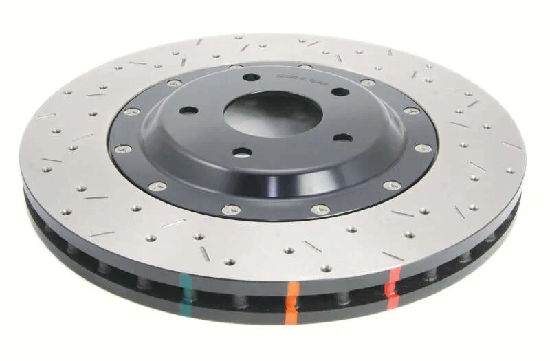 DBA DBA52992BLKXS, C6 w/Z06 pkg Front Drilled Slotted 5000 Series 2 Pc Rotor w/ Black Ha for 2004-2013 Cadillac XLR and Chevrolet Corvette