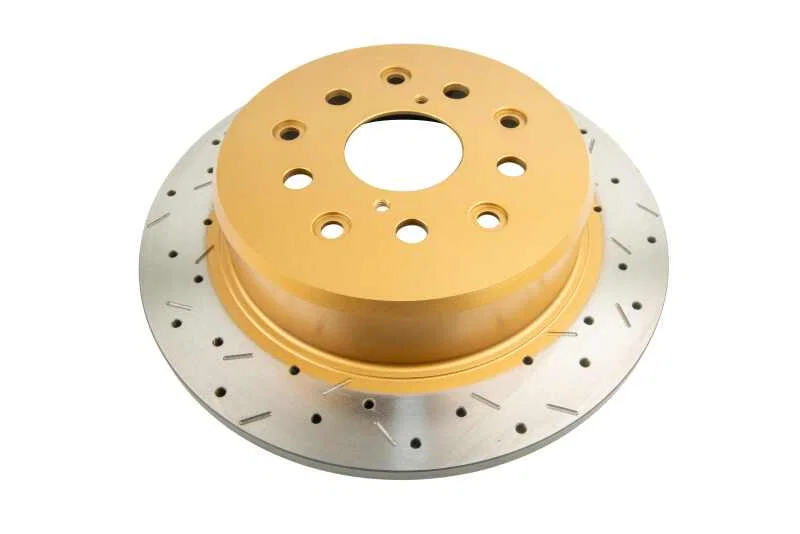 DBA DBA4749XS, Rear Drilled Slotted 4000 Series Rotor for Lexus