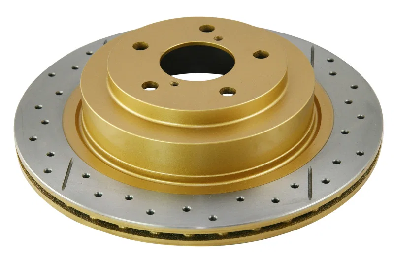 DBA DBA653X, 06-07 WRX / 05-08 LGT Rear Drilled & Slotted Street Series Rotor for Subaru