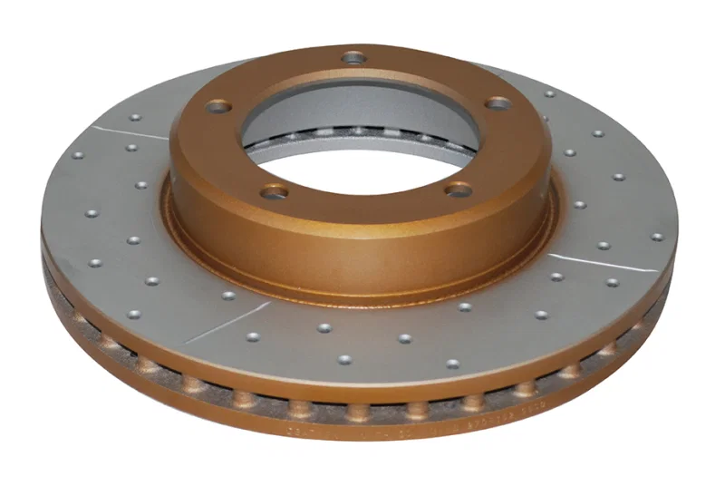 DBA DBA788X, LandRunner 100 Series Front Drilled Slotted Street Series Rotor for 1998-2007 Lexus LX470 and Toyota Land Cruiser