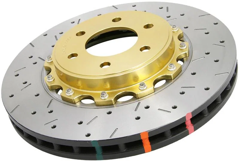 DBA DBA52166BLKS, T3 5000 Series Replacement Front Slotted Rotor for 2015-2018 Ford Mustang GT