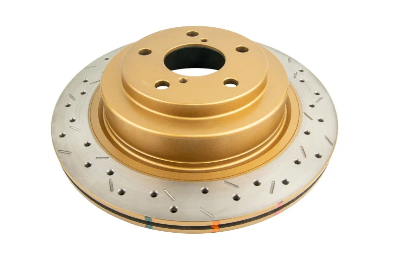 DBA DBA4653XS, 06-07 WRX / 05-08 LGT Rear Drilled & Slotted 4000 Series Rotor for Subaru