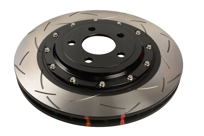 DBA DBA53849BLKS, 24-26 Ford Mustang (390mm Front Rotor) Rear 5000 Series Slotted Rotor (w/Black Hat)