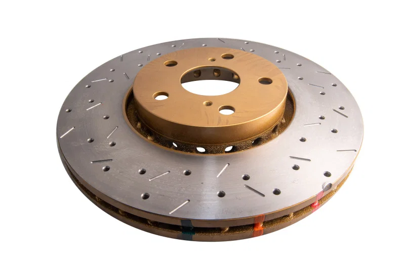 DBA DBA42702XS, Front 4000 Series Drilled Slotted Rotor for Lexus and Toyota
