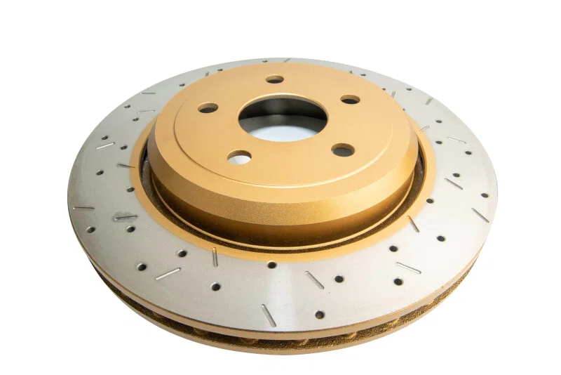 DBA DBA42633XS, Rear Drilled Slotted 4000 XS Series Rotor for 2015-2020 Dodge Durango and Jeep Grand Cherokee