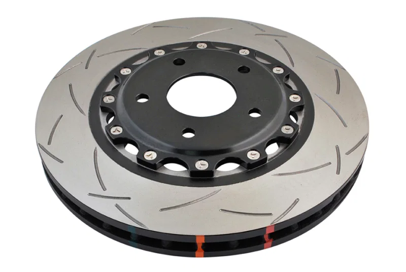 DBA DBA52990BLKS, C6 w/Z51 pkg Front Slotted 5000 Series 2 Piece Rotor Assembled w/ Black Hat for 2005-2011 Cadillac XLR and Chevrolet Corvette