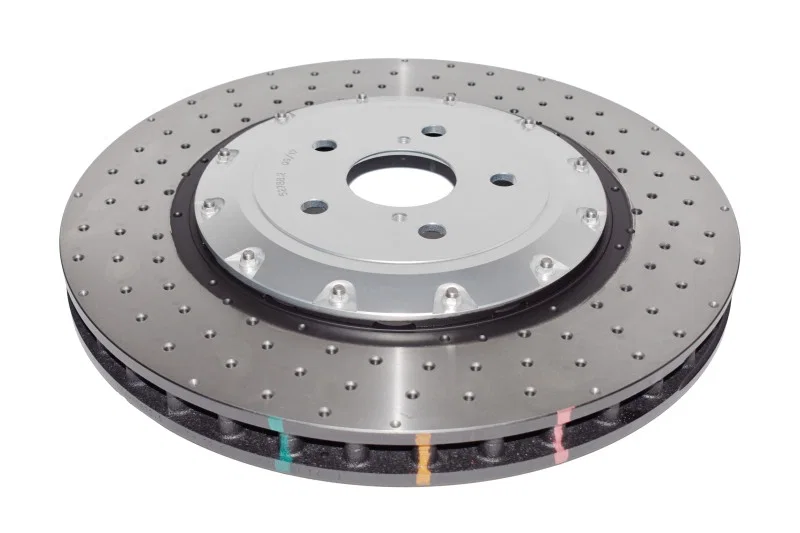 DBA DBA52788SLVXD, Front 5000 Series Cross Drilled Rotor w/Silver Hat for Lexus