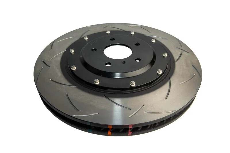 DBA DBA52379BLKLS, T3 5000 Slotted Series w/ Black Hat Front Left 2012 Nissan GTR R35