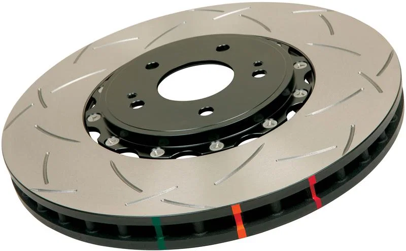 DBA DBA52127BLKS, 13-14 Ford Mustang Shelby GT500 8 Cyl Front 5000 Series Slotted Rotor w/Black Hat
