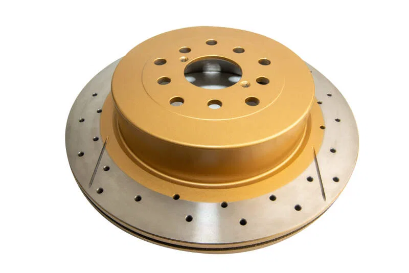 DBA DBA655X-10, 10 Stud Hole Rear Drilled Slotted Street Series Rotor for 2003-2014 Subaru Impreza