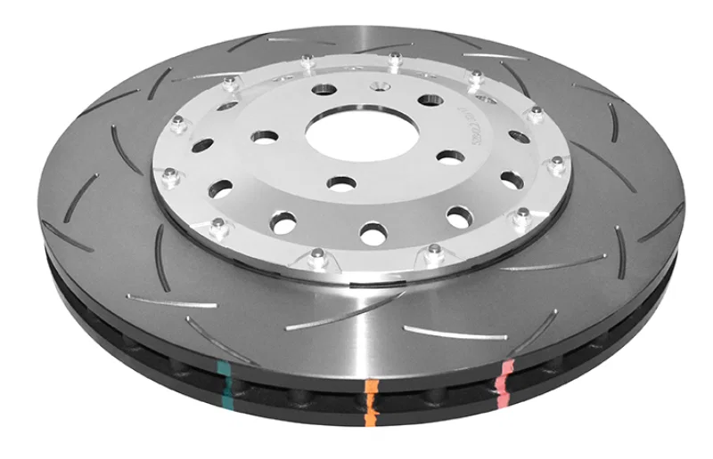 DBA DBA52842SLVS, (370mm Front Rotor) Front 5000 Series Slotted Rotor w/Sliver Hat for 2012-2013 Audi TT Quattro RS