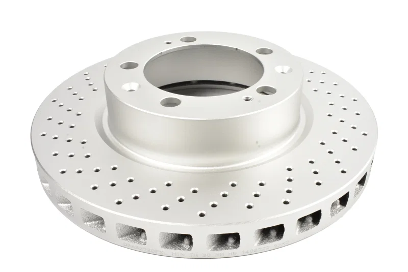 DBA DBA3272OEXL, 94-95 Porsche 911 Carrera 4 (Excl Turbo Look) Front Left En-Shield OE Drilled Rotor