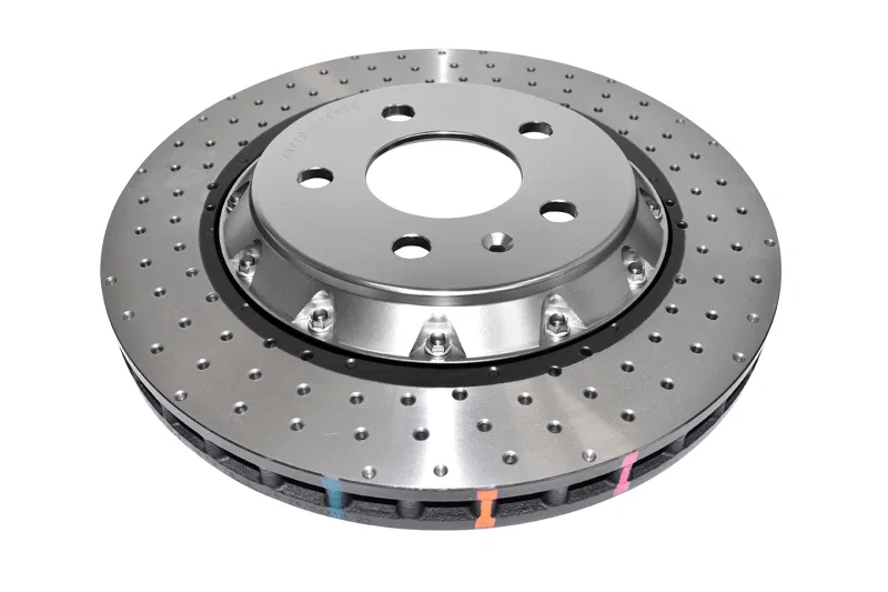 DBA DBA52844SLVXD, 2015+ Audi RS-3 5000 Series Drilled Front Brake Rotor