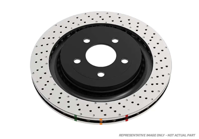DBA DBA42281XD, Rear 4000 Series Drilled Rotors for 2008-2012 BMW 1 Series M and M3
