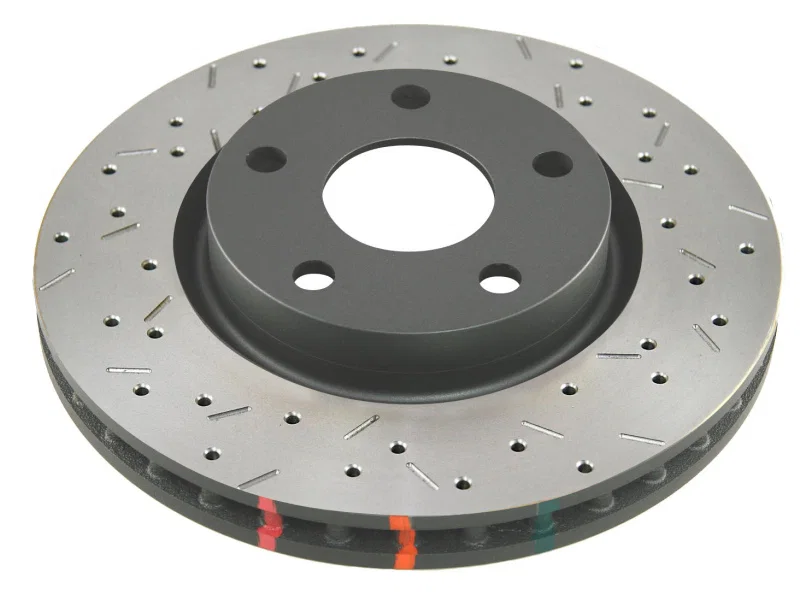 DBA DBA42031BLKXS, 09 Pontiac G8 GXP V8 6.2L Rear Cross Drilled/Slotted 4000 XS Series Rotor - Black
