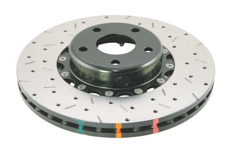 DBA DBA5010BLKXS, 02-10 WRX Premium Front Drilled Slotted 5000 Series Rotor w/ Black Hat for 11 vehicles
