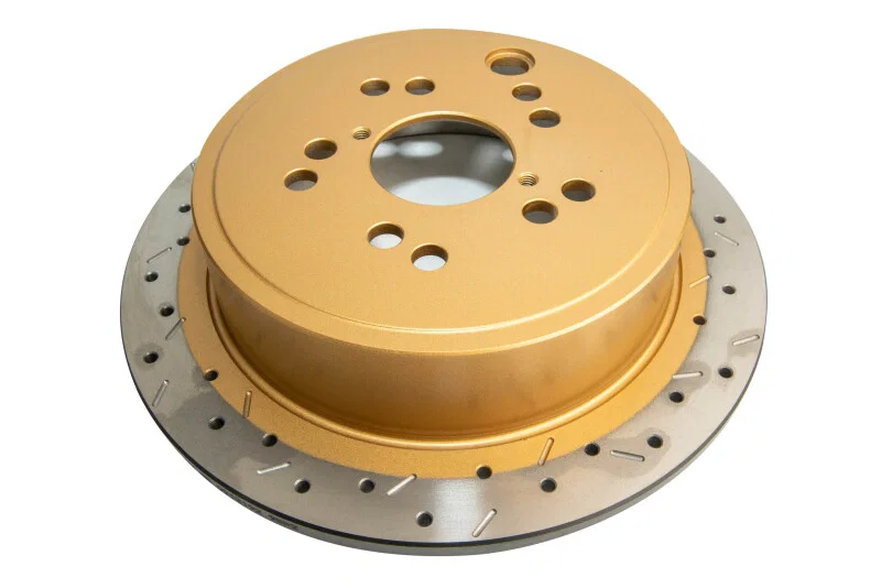 DBA DBA42659XS-10, (AU Spec) 10 Lug Slot Rear Drilled Slotted 4000 Series Rotor for Subaru and Scion