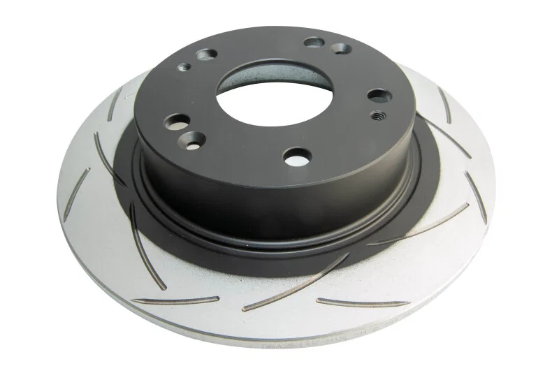 DBA DBA2511S, V6 4 cyl Rear Slotted Street Series Rotor for 1988-2009 Acura TSX and Honda Accord