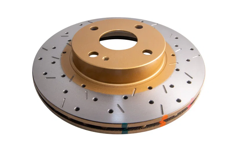 DBA DBA4538XS, 94-97/99-05 MX-5 Miata Front Drilled & Slotted 4000 Series Rotor