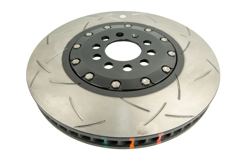 DBA DBA52828BLKLS, 3.2L Front 5000 Series Slotted Rotor w/Black Hat for 2004-2006 Audi TT Quattro and Volkswagen Golf
